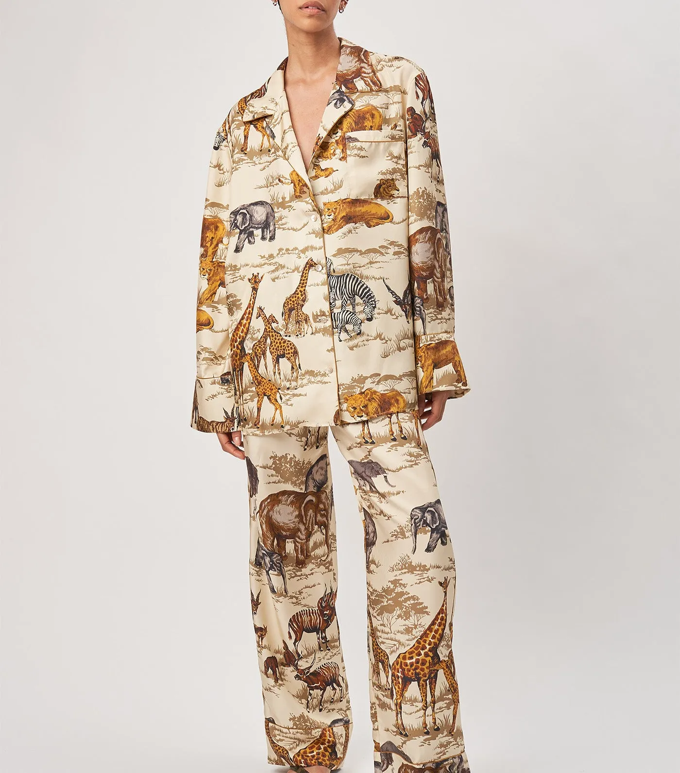 Valentina Top Safari Print