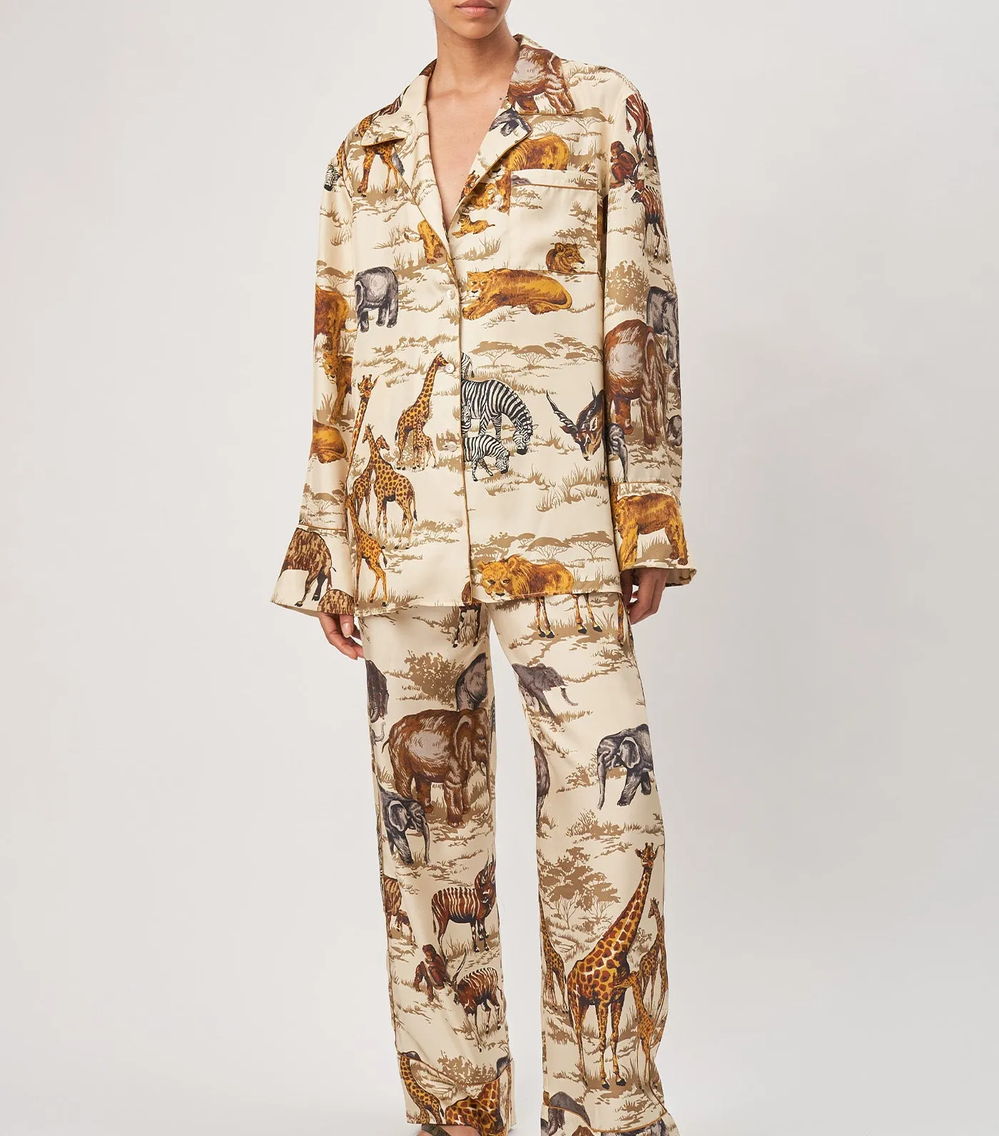 Valentina Top Safari Print