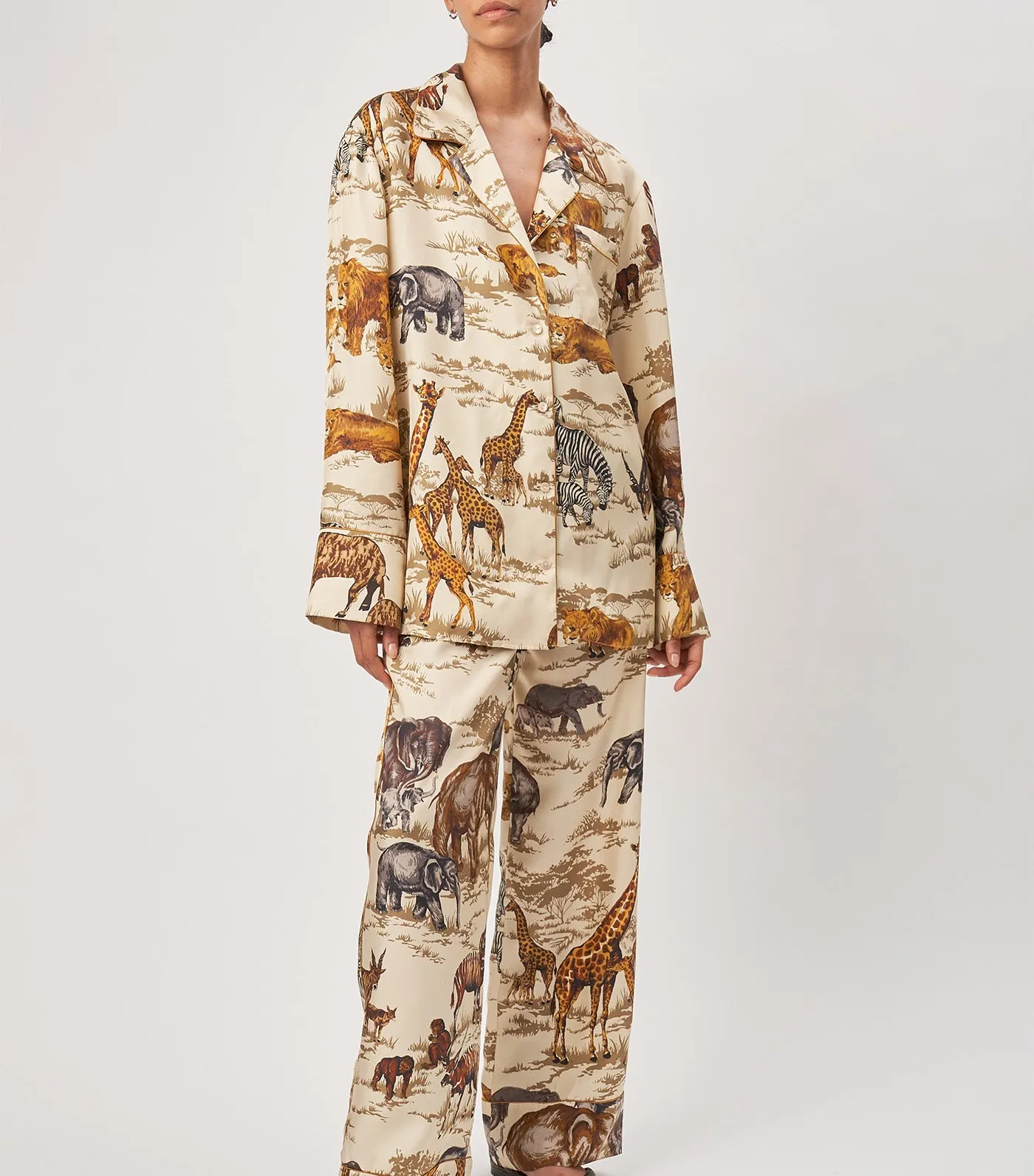 Valentina Top Safari Print