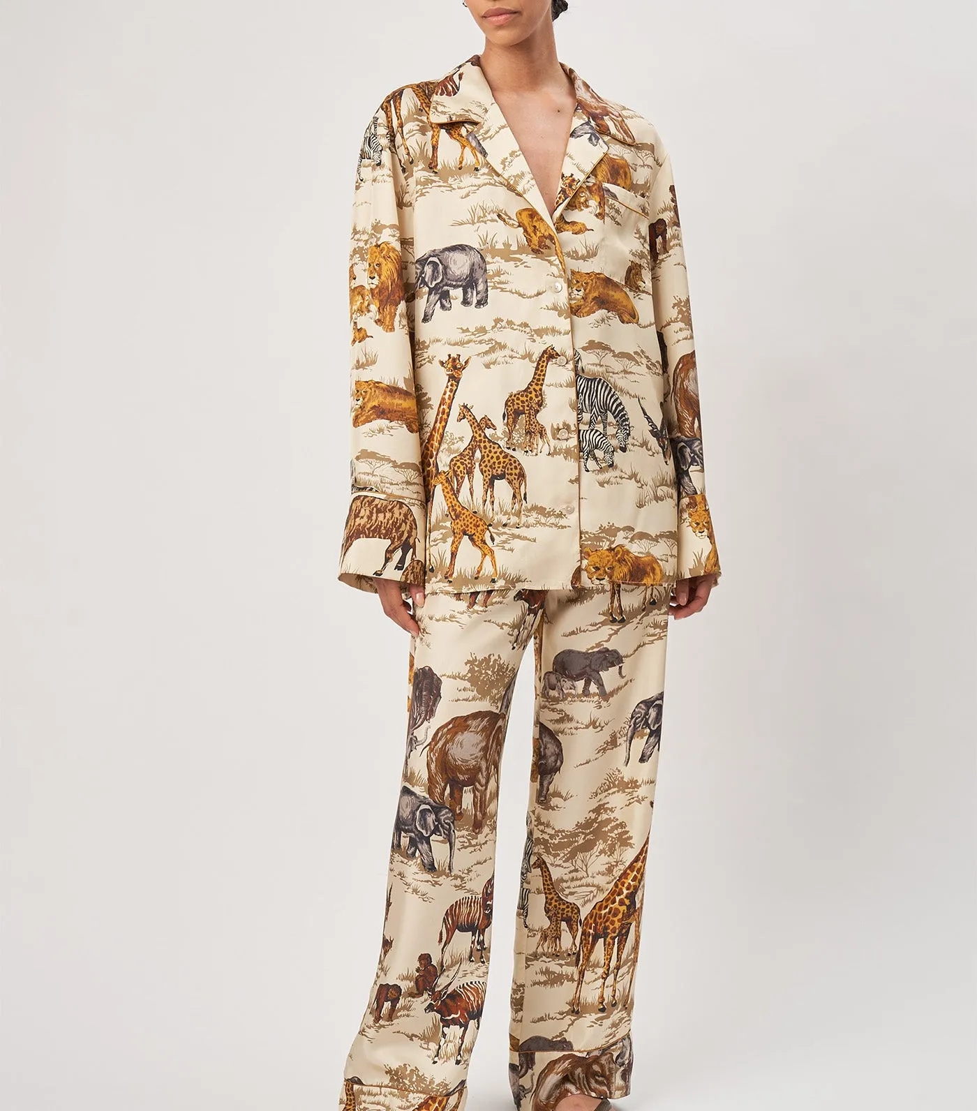 Valentina Top Safari Print